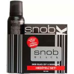 Snob Black EDT 100 ml Erkek Parfümü+150 ml Deodorant Seti