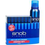 Snob Classic EDT 100 ml Erkek Parfüm+150 ml Deodorant Seti