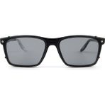 Snob Max Metal SNV93CM-C001-Z Erkek Klipsli Güneş Gözlüğü - Siyah