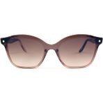 Snob Mılano-Vırgola SNV138-C006-Z 52 Unisex Klipsli Güneş Gözlüğü - Leopar