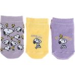 Snooze Baby Snoopy 3'lü Bilek Çorap Kız Bebek - Sarı - 12 - 24 Ay