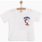 Snooze Baby Snoopy Erkek Tshirt Erkek Bebek - Beyaz - 3 Yaş