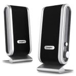 Snopy SN 820 2.0 Siyah Gümüş Lcdlnce Tasarım USBSpeaker