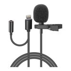 Snopy SN-MTK35 Siyah Lightning Tik-tok Akıllı Telefon Kulaklık Çıkışlı Yaka Mikrofonu