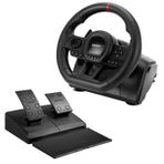 Snopy V30 Serisi DİREKSİYON-SET V30 ONLY PC Masaya Sabit Montaj Aparatlı Direksiyondan Çoklu Fonksiyonlu Pedallı Oyuncu Direksiyonu.