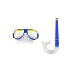 Şnorkel Maske Şnorkel Set Mavi