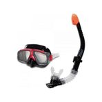 Snorkel ve Maske Set - Siyah Çok Renkli