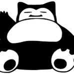Snorlax Pokemon Sticker 20 X 16 Cm