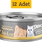 Snow Cat 70 gr 12 Adet Süper Premium Tahılsız Kedi Konservesi