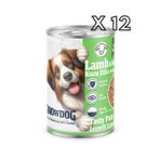 Snow Dog Premium 400 gr 12 Adet Kıyılmış Kuzu Etli Köpek Konservesi