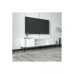 Snow Kapaklı Tv Sehpası – 140 Cm, Modern Ve Fonksiyonel Tasarım Beyaz
