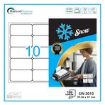 Snow SW-2010 99x57 mm A4 Lazer Etiket