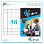 Snow SW-2348 35x35 mm A4 Lazer Etiket