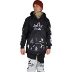 Snowboarding Men Kar Montu, Snowsea SS7924 Sarı Snowboard Montu - Siyah