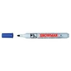 Snowman CG-12 Mavi Permanent Yuvarlak Uçlu Markör