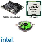 Snowman I5 3.nesil İŞLEMCİ/H61 Anakart/cpu Fan/bundle Set