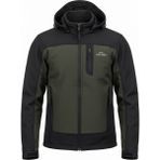 Snowmount Siyah Haki Trail Softshell Su İtici Rüzgar Geçirmez Mont Ceket - 3XL - Haki - Siyah