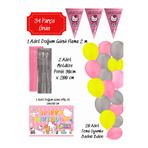 snowparty Hello Kitty Doğum Günü Süsleri Parti Seti