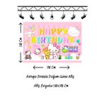 snowparty hEllo Kitty Temalı Doğum Günü Afişi
