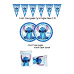 snowparty Stich StiTch Lilo Ve Stiç Tabak Bardak Flama Doğum Günü Süsleri Seti