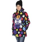 Snowsea Çocuk Kayak ve Snowboard Montu / Snowsea SS7630 Pati - 3 - 4 Yaş - Siyah