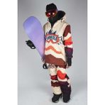 Snowsea Free Serisi Kadın Snowboard Mont & Pantolon Takımı - 11 - 12 Yaş - Bej