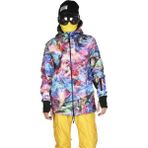 Snowsea Galaxy Ön Fermuarlı Snowboard & Kayak Montu SS7767 - Pembe