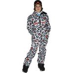 Snowsea Leopar Tasarım Kayak ve Snowboard Takımı Snowsea SS7796 - Beyaz