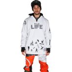 Snowsea Mad Life Yaka Fermuarlı Snowboard & Kayak Montu SS7728 - 4XL