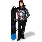 Snowsea Original Skull Kayak Mont ve Pantolon Takımı - Siyah - 11 - 12 Yaş