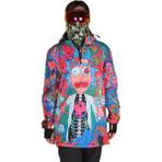 Snowsea Rick And Morty Snowboard Montu, Snowsea SS7917, Bayan Kayak ve Kar Montu - 5 - 6 Yaş - Turuncu