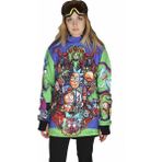 Snowsea Rick & Morty Mavi Snowboard ve Kayak Montu - 4XL
