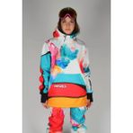 Snowsea Smoky SS7802-1 Snowboard Montu, Kadın Kırmızı Renkli Soğukta Koruma Özellikli - 11 - 12 Yaş