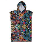 Snowsea Sp103-2 Özel Tasarım Plaj Havlu Panço, Sörf Pançosu - Lacivert - 80 x 105 cm