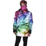 Snowsea SS7793 Smoky Yaka Fermuarlı Snowboard & Kayak Montu - XXXL - Renkli