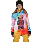 Snowsea SS7915 Cool Teddy Kadın Kar ve Kayak Montu, Bayan Renkli Snowboard Montu - 4XL - Turuncu