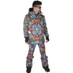 Snowsea Tasarım SS7886 Kayak ve Snowboard Mont ve Pantolon Takımı - XL - Mavi