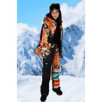 Snowsea Vintage Kadın Kayak & Snowboard Mont & Pantolon Takımı - Bej - 9 - 10 Yaş