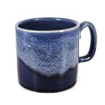SnowSwept Studio El Yapımı Seramik Kahve Kupası - Ol' Blue with White Frost 400 ml 'dan