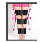 Snowtekss Ayarlanabilir Bacak Bandı O/X Tipi Düzeltme Bandı (3 Kemer) - XL