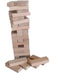 Snrby SNR Denge(Jenga)Oyunu,Ahşap,54 Parça,%100 Doğal - Gri