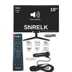 Snrelk 19'' Karavan Tekne Yat Araç İçi 12V Çakmaklık Girişli Multimedya Led Monitör Tv