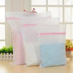 Snrp Shop 40X50CM Stili 1 Adet Çamaşır Makinesi Örgü File Torbalar Çamaşır Torbası Dayanıklı Fermuarlı Yıkama Torbaları Yıkama Mesh Net Iç Çamaşırı Sutyen Giysileri Çorap Dayanıklı (Yurt Dışından)