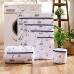 Snrp Shop 50X60CM Tarzı Kalınlaşmış Yelkenli Baskı Çamaşır Torbası Ev Ince Örgü Bakım Çamaşır Torbası Sutyen Iç Çamaşırı Özel Yıkama Bakım Torbası Çamaşır Filesi (Yurt Dışından)