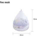 Snrp Shop FINE40X50 Stili 4 Adet Büyük Kapasiteli Örgü Çamaşır Yıkama Torbası Giyim Yıkama Bakımı Koruma Ağı Iç Çamaşırı Mont Perde Ipli Çamaşır Sepeti (Yurt Dışından)