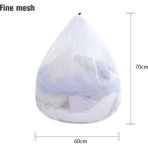 Snrp Shop FINE60X70 Stili 4 Adet Büyük Kapasiteli Örgü Çamaşır Yıkama Torbası Giyim Yıkama Bakımı Koruma Ağı Iç Çamaşırı Mont Perde Ipli Çamaşır Sepeti (Yurt Dışından)