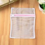 Snrp Shop Gümüş Tarzı Fermuarlı File Çamaşır Torbası Polyester Çamaşır Yıkama Torbaları Kaba Net Çamaşır Sepeti Çamaşır Makineleri Için Çamaşır Torbaları Fileli Sutyen Torbası (Yurt Dışından)