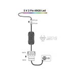 Snt AR-01 ARGB Kontrolcü Denetleyici 5V 3pin SATA Güç Beslemeli 1 Port AMD İşlemci Soket Tipi ve Chipset