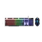 Snt Tf-230 Rgb Gaming Klavye Mouse Seti Oyuncular İçin Işıklı Klavye & Mouse Set Optik siyah