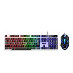 Snt TF-230 Rgb Gaming Klavye Mouse Seti | Oyuncular Için Işıklı Klavye & Mouse Set türkçe alfabe